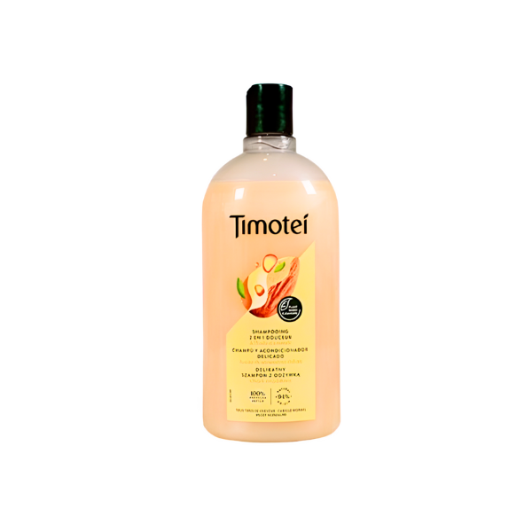 Timotei champu 2en1 almendras dulces 750ml (85% gratis)