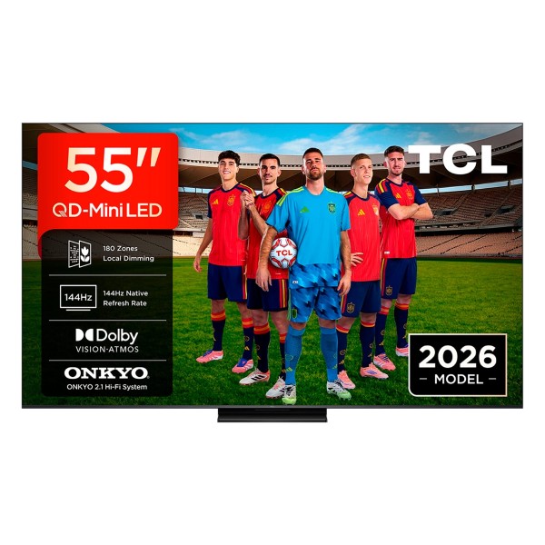 Tcl 55c6k pro negro / televisor smart tv 55" / 4k uhd qd-miniled / 144 hz